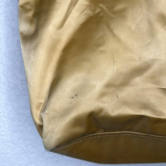 Coach Tote Handbag Hampton Champagne & Red Nylon with Leather Unused - Picture 9 of 16